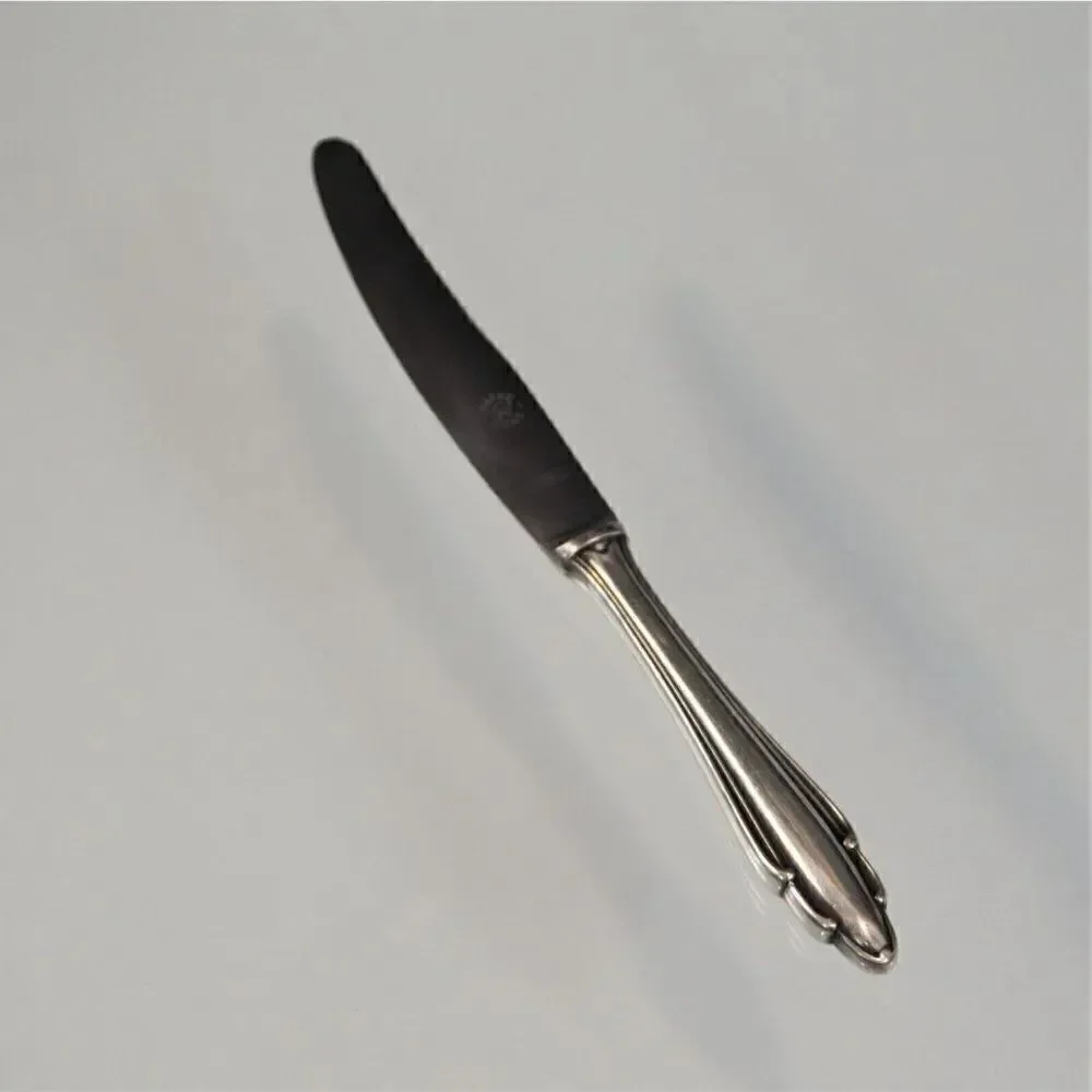 Vintage Gowe Wellner German Sliver Plate Knife Marke GW Gowe 90 18